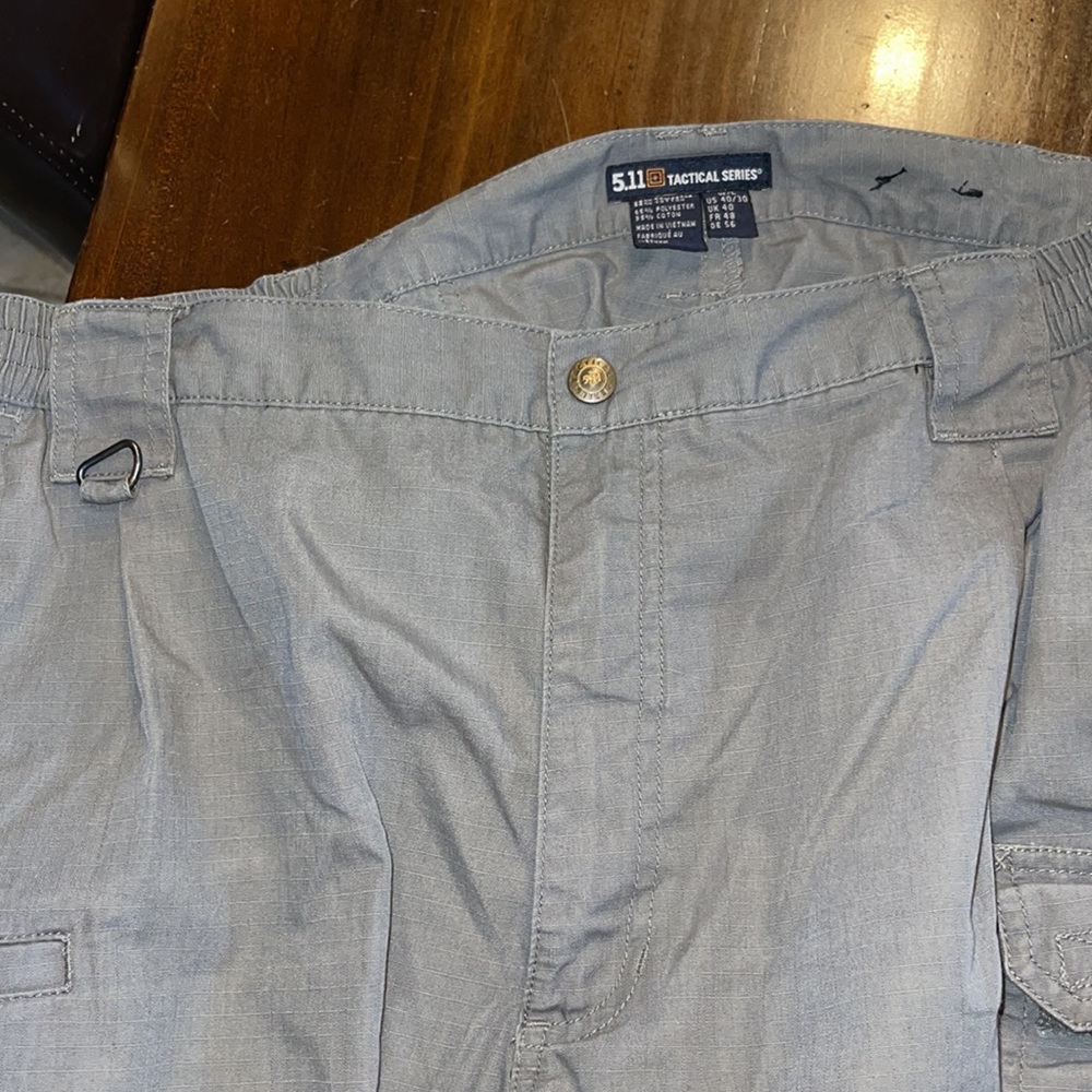 Gray Tactical Pants - image 7
